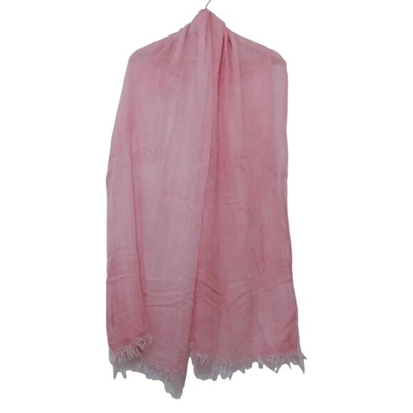 Auth FURLA - Pink Rayon Scarf - Picture 1 of 7